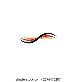 german flag logo illustration design