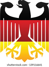 German Flag and Symbol Combination