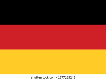 German Flag Vector Design Background