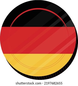 German Flag Vector Hand Drawn Flag,EUR Hand Drawn Flag