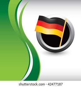 german flag vertical green wave