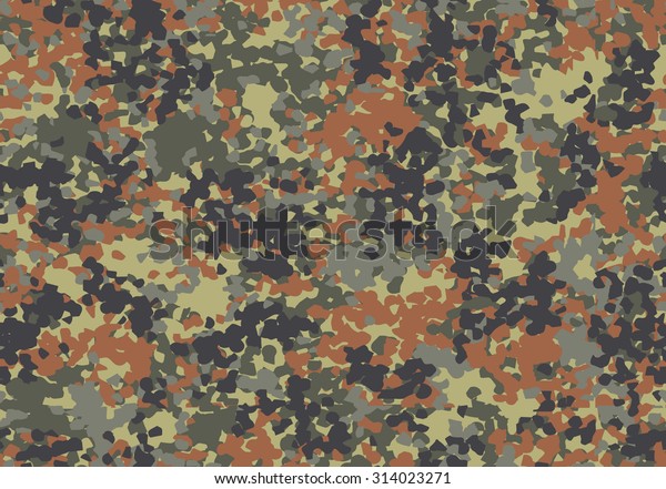 Das deutsche FLECKTARN Tarnmuster ist nahtlos.: Stock-Vektorgrafik ...