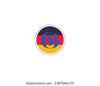 German G logo design flag colour