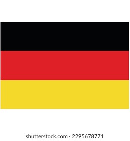 German Germany Deutschland Flag Vector