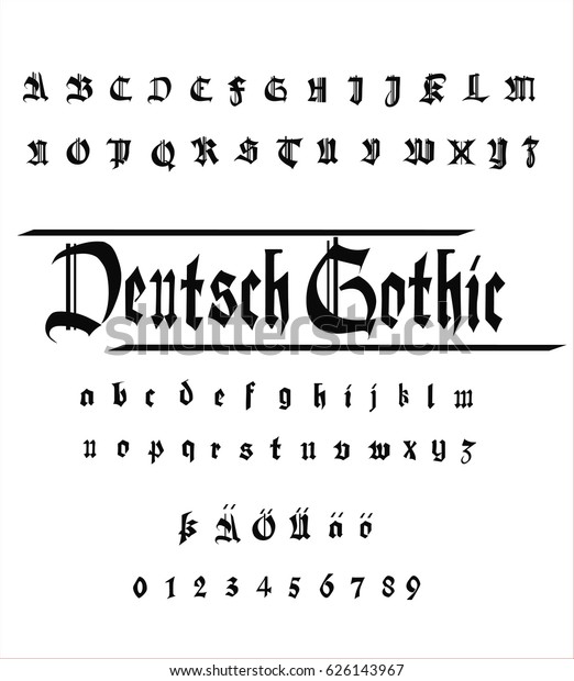 old german gothic fonts