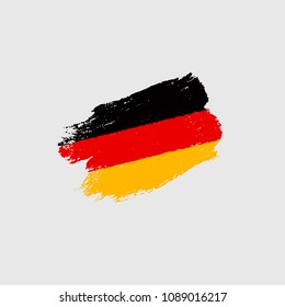 German grunge flag illustration