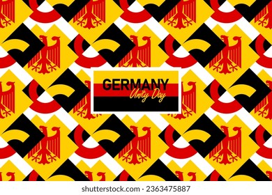 Deutscher Unabhängigkeitstag deutscher Einheit Tag der deutschen Republik □. Deutsch-sprachige Banner-Gestaltung Deutscher Unabhängigkeitstag - Deutschland