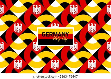 German independence day german unity day german republic day tag der deutschen einheit. deutschland language banner design German independence day germany unity days