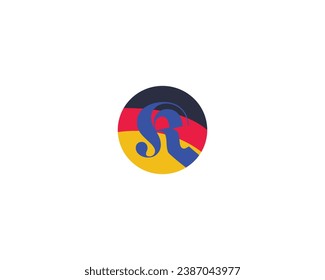 German K logo design flag colour 
