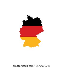 german map logo illustration design svg