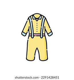 german men dress icon design, fashion icon symbol.