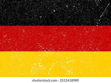 German national symbol. Flag of Germany is a sign symbol.