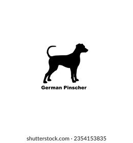 German Pinscher dog silhouette dog breeds Animal Pet