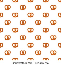 German pretzel pattern seamless vector repeat for any web design