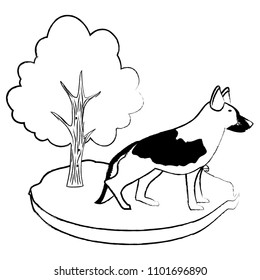 german shepherd design