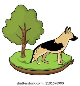 german shepherd design