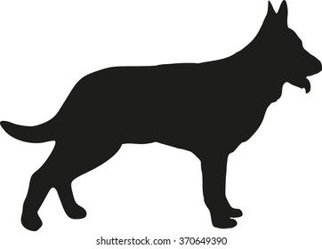 German Shepherd Dog Silhouette