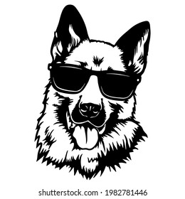 255 German shepherd sunglasses Images, Stock Photos & Vectors ...