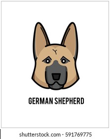 German Shepherd Cartoon Images Stock Photos Vectors Shutterstock Download high quality german shepherd cartoons from our collection of 41,940,205 cartoons. https www shutterstock com image vector german shepherd face isolated on white 591769775