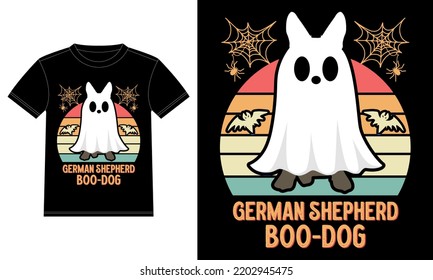 German Shepherd Halloween Boo-Dog Gift T-Shirt