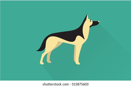 german shepherd icon