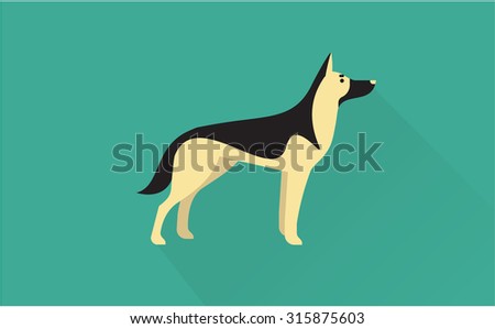 german shepherd icon