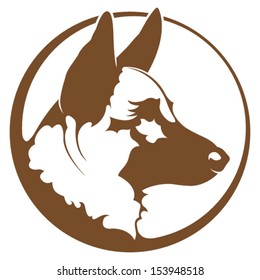 German Shepherd Illustration