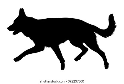 German Shepherd Silhouette