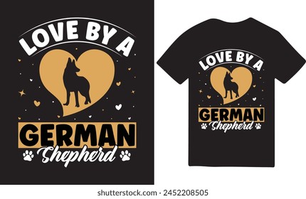 German Shepherd T Shirt, Creative tshirt design, German shepherd, new shirt design, German t shirt, unique tshirt design, dog t shirt, us dog t-shirt, dog, new tshirt design vector, 