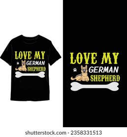 German shepherd t shirt design german  shepherd t shirt