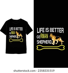 German shepherd t shirt design german  shepherd t shirt