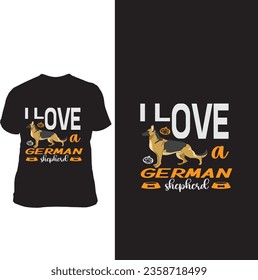 German shepherd t shirt design German shepherd dog t shirt