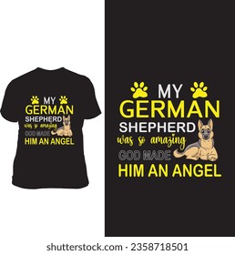 German shepherd t shirt design German shepherd dog t shirt