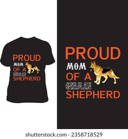 German shepherd t shirt design German shepherd dog t shirt