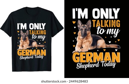 German shepherd t shirt design dog typography tshirt design vector t shirt design, dog poster design, german shepherd vintage t shirt 