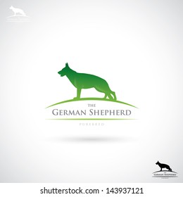 German Shepherd - vector illustration