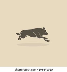 German Shepherd - vector illustration