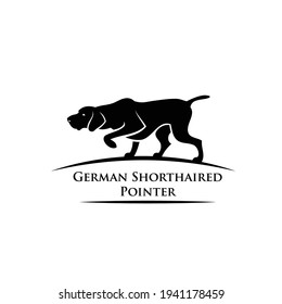 161 German Shorthaired Pointer Silhouette Stock Vectors, Images ...