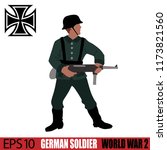 German Soldier of World War 2. Vintage 1940