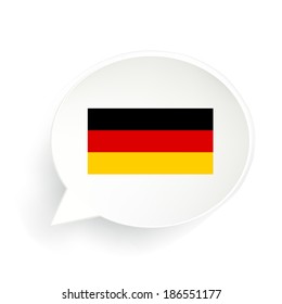 German Speech Bubble
