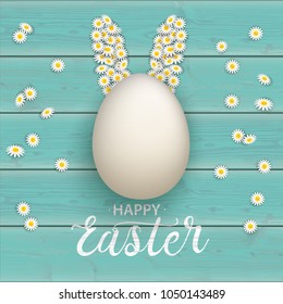 German text Frohe Ostern, translate Happy Easter.  Eps 10 vector file.