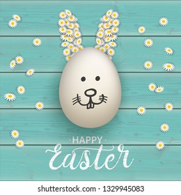 German text Frohe Ostern, translate Happy Easter.  Eps 10 vector file.