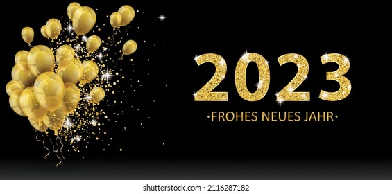 German text Frohes Neues Jahr, translate Happy New Year