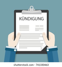 Kuendigung - Stock Illustration [67099886] - PIXTA