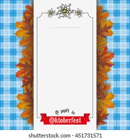  German text "O zapft is" and "Oktoberfest", translate "on tap" and "Oktoberfest". Eps 10 vector file.
