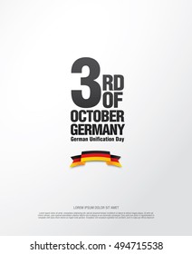 German Unification Day - October 3
