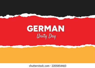 German Unity Day. german flag