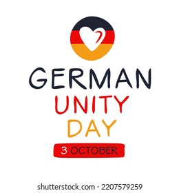 German Unity Day, held on 3 October.