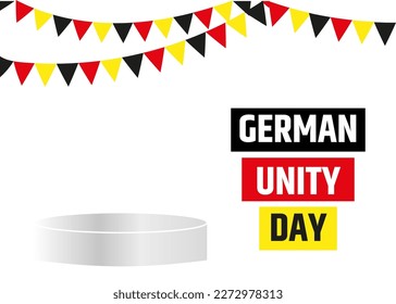 German unity day poster design