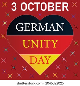 German unity day.The Day of Unity is a public holiday in Germany that is always celebrated on October 3rd.